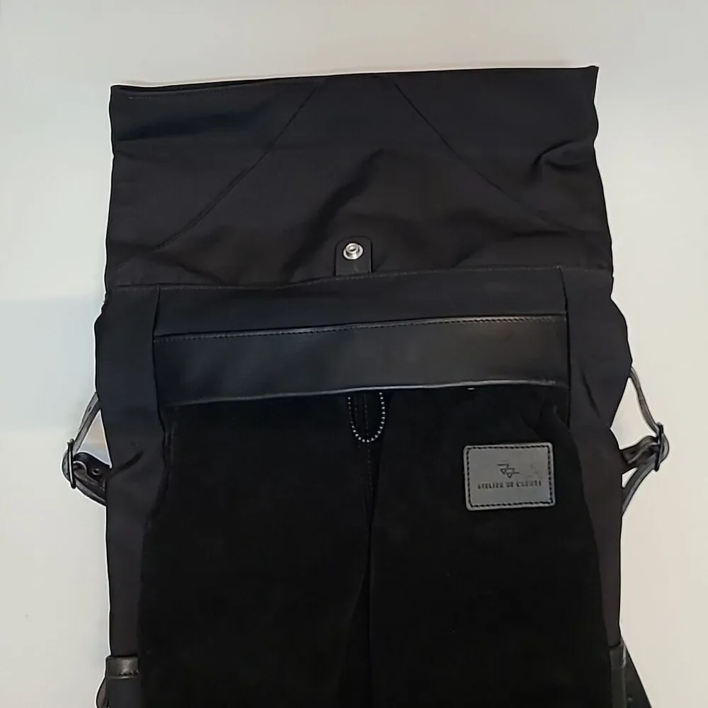 Atelier de L'Armee Blackpack‎ Black Canvas/Leather/Suede